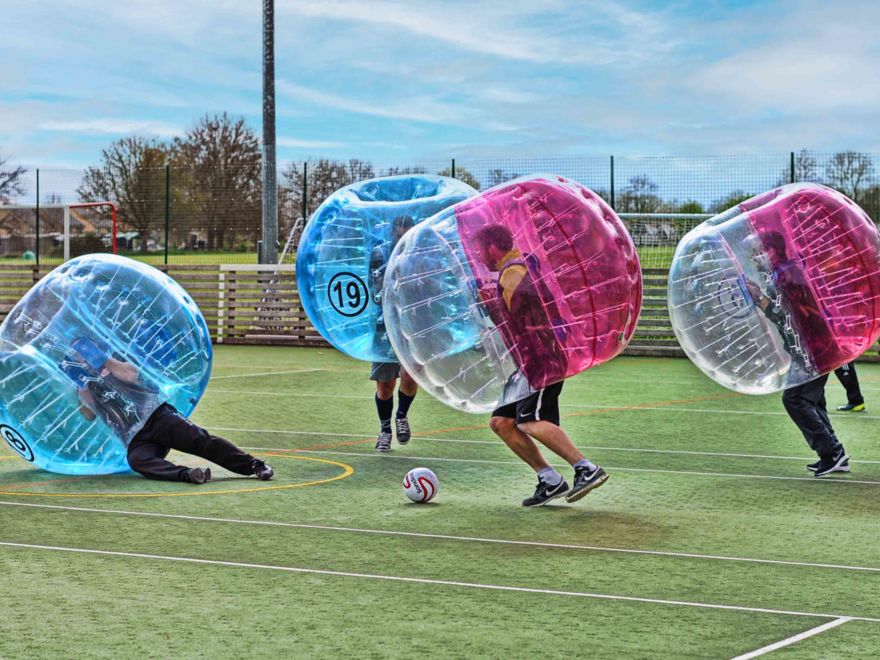 bubble soccer set